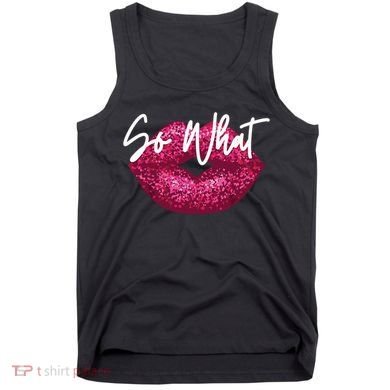 Retro I So What Funny Tank Top