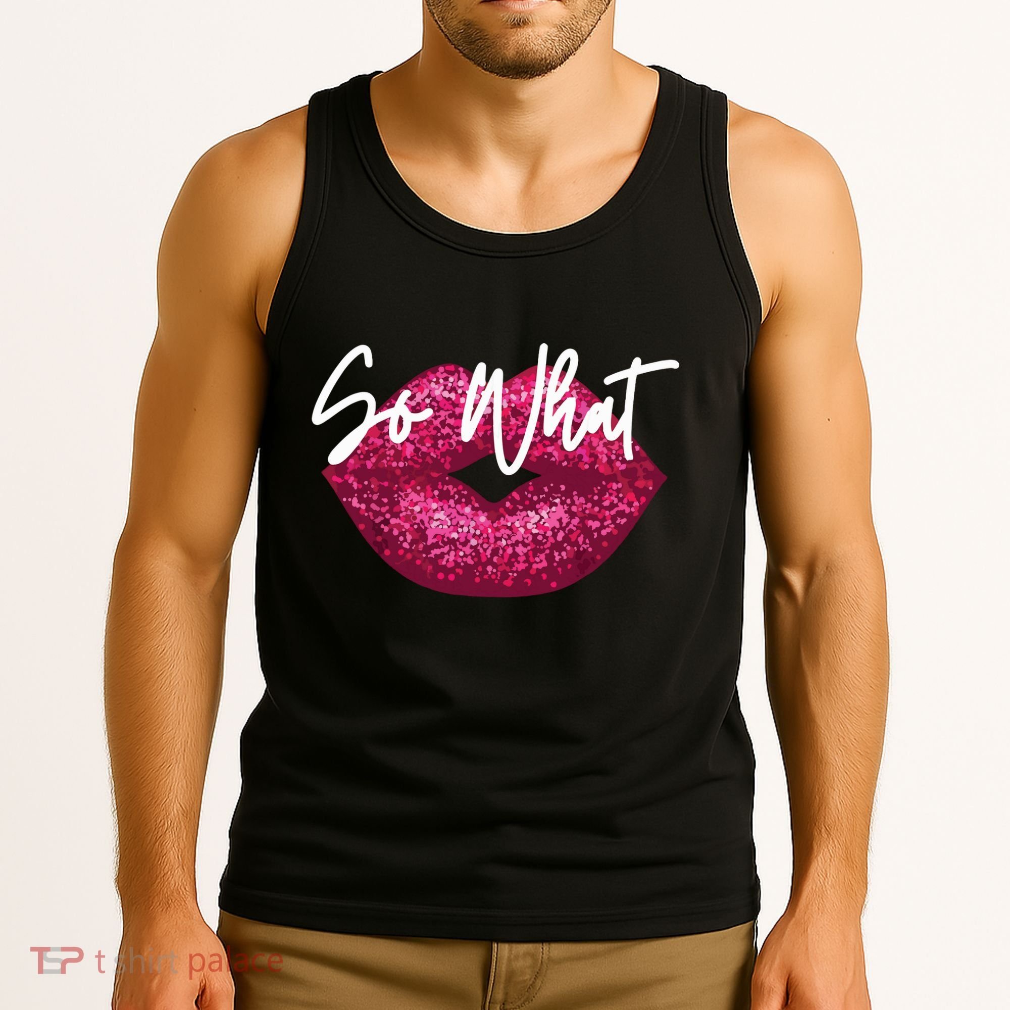Retro I So What Funny Tank Top