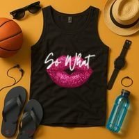 Retro I So What Funny Tank Top thumb 4