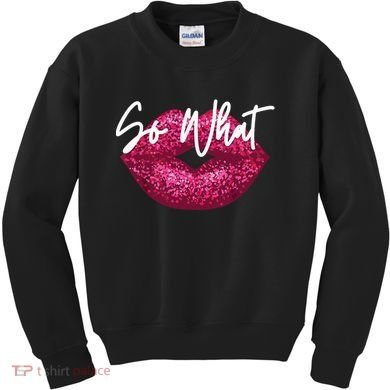 Retro I So What Funny Kids Sweatshirt