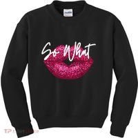 Retro I So What Funny Kids Sweatshirt thumb 0