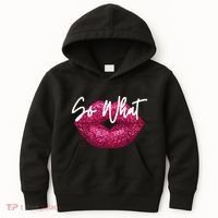 Retro I So What Funny Kids Hoodie thumb 0
