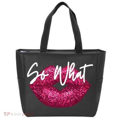 Retro I So What Funny Tote Bag