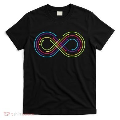 Rainbow Infinity Symbol Pride Autism Awareness Neurodiverse T-Shirt