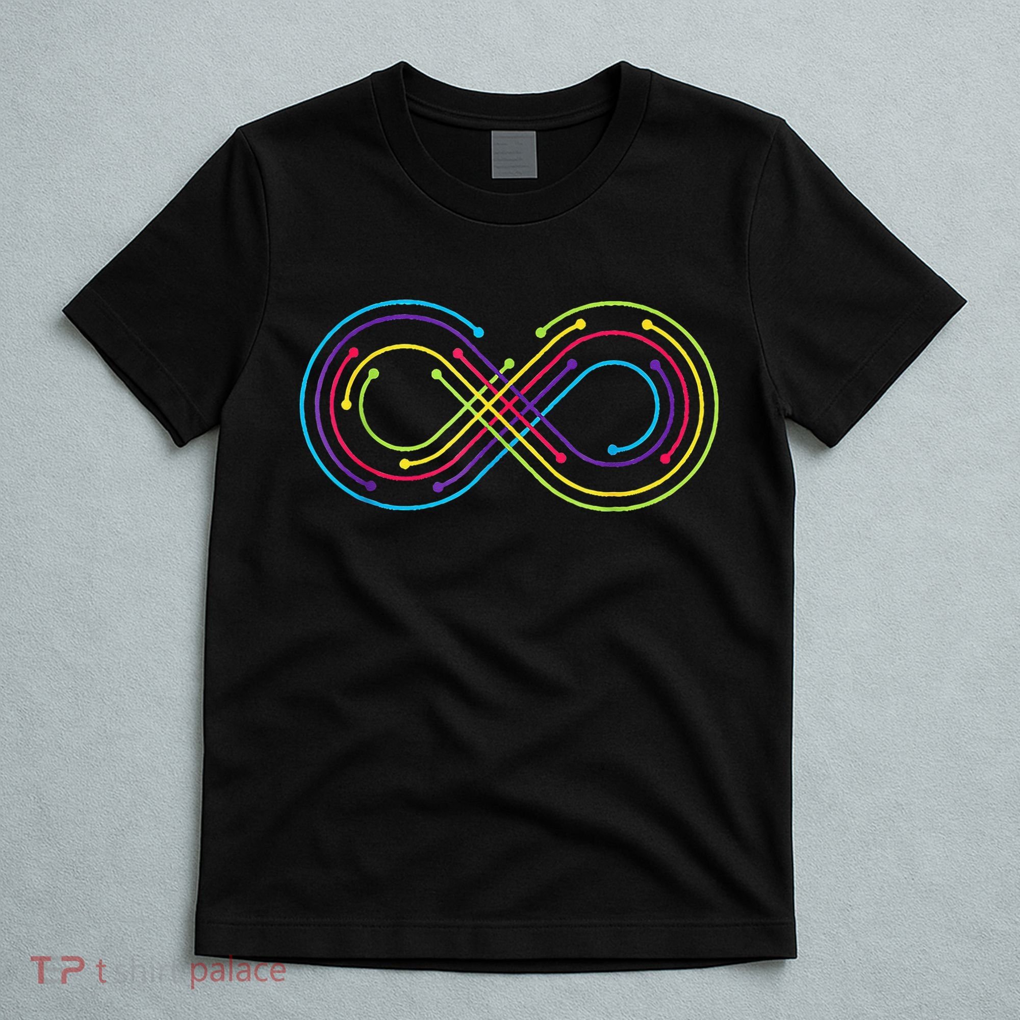 Rainbow Infinity Symbol Pride Autism Awareness Neurodiverse T-Shirt