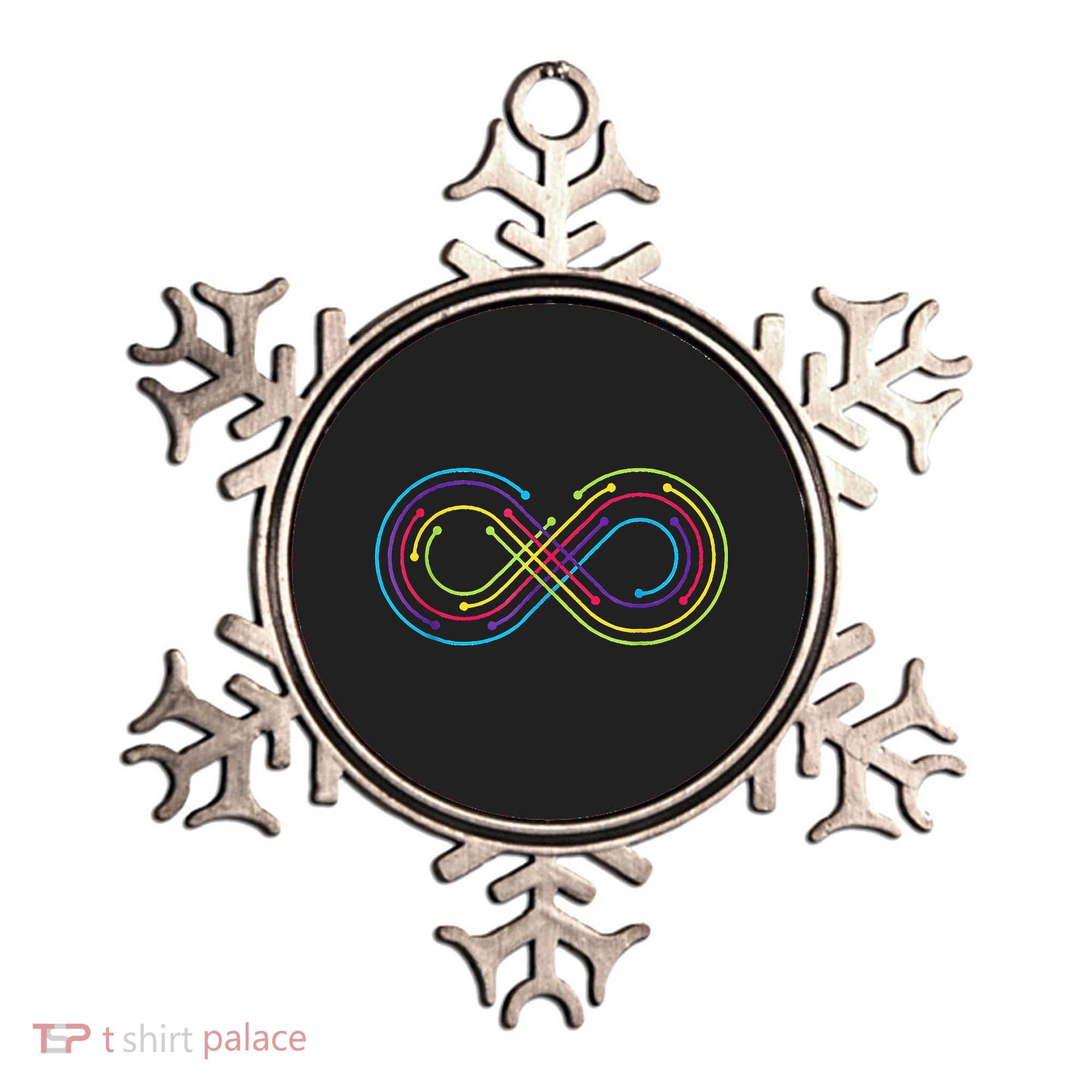 Rainbow Infinity Symbol Pride Autism Awareness Neurodiverse Ornament
