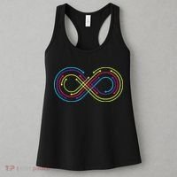 Rainbow Infinity Symbol Pride Autism Awareness Neurodiverse Women's Tank Top thumb 3