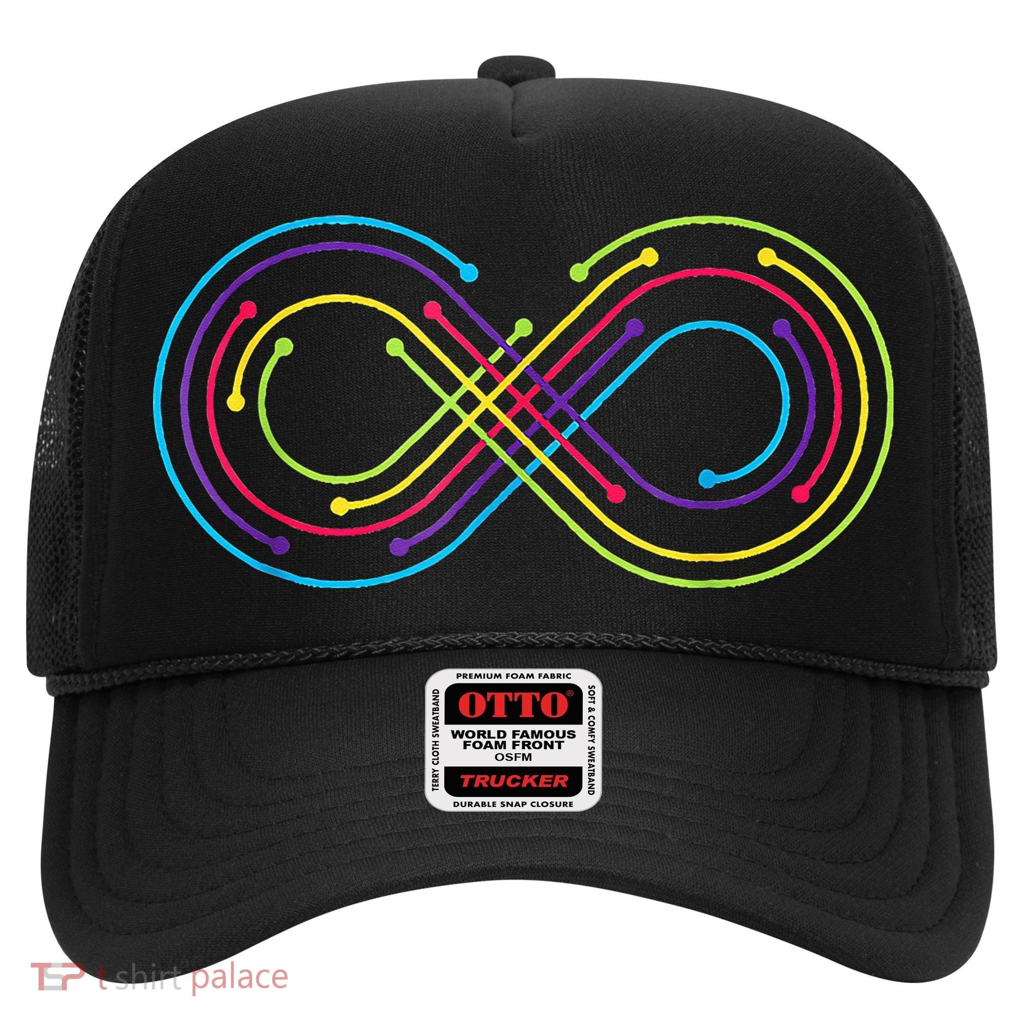 Rainbow Infinity Symbol Pride Autism Awareness Neurodiverse Hat
