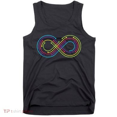 Rainbow Infinity Symbol Pride Autism Awareness Neurodiverse Tank Top