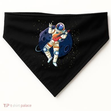 Rocking In Space Astronaut Rock USA-Made Doggie Bandana