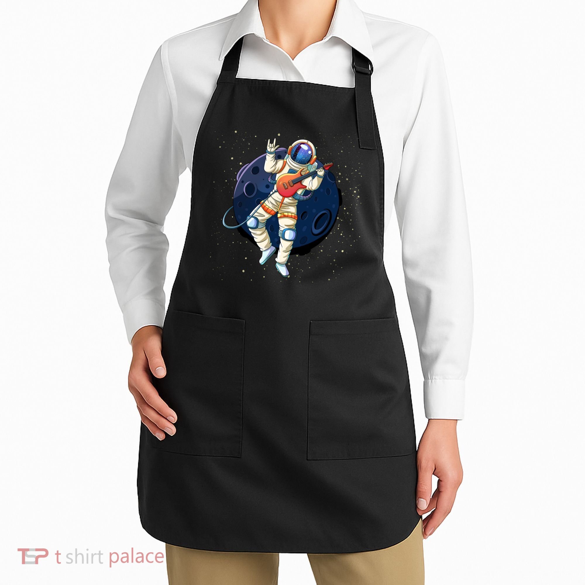 Rocking In Space Astronaut Rock Apron