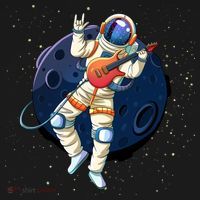 Rocking In Space Astronaut Rock Apron thumb 3