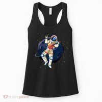 Rocking In Space Astronaut Rock Women's Tank Top thumb 0