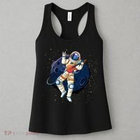 Rocking In Space Astronaut Rock Women's Tank Top thumb 3