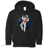 Rocking In Space Astronaut Rock Toddler Hoodie thumb 0
