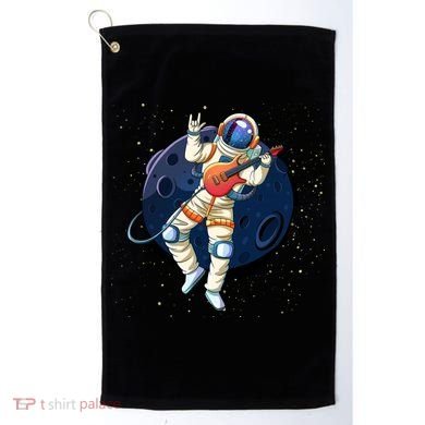 Rocking In Space Astronaut Rock Golf Towel