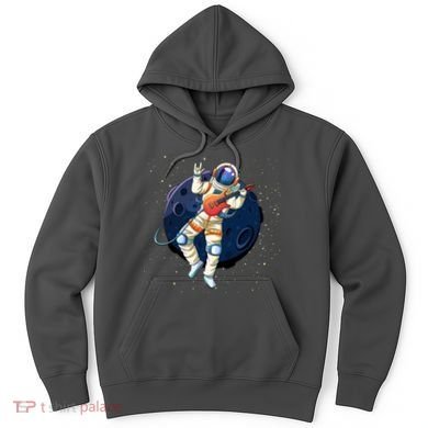 Rocking In Space Astronaut Rock Hoodie