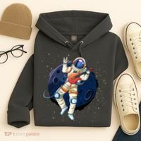 Rocking In Space Astronaut Rock Hoodie thumb 4