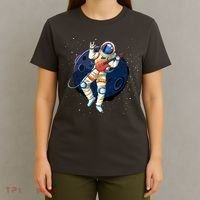 Rocking In Space Astronaut Rock T-Shirt thumb 4