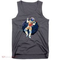 Rocking In Space Astronaut Rock Tank Top thumb 0