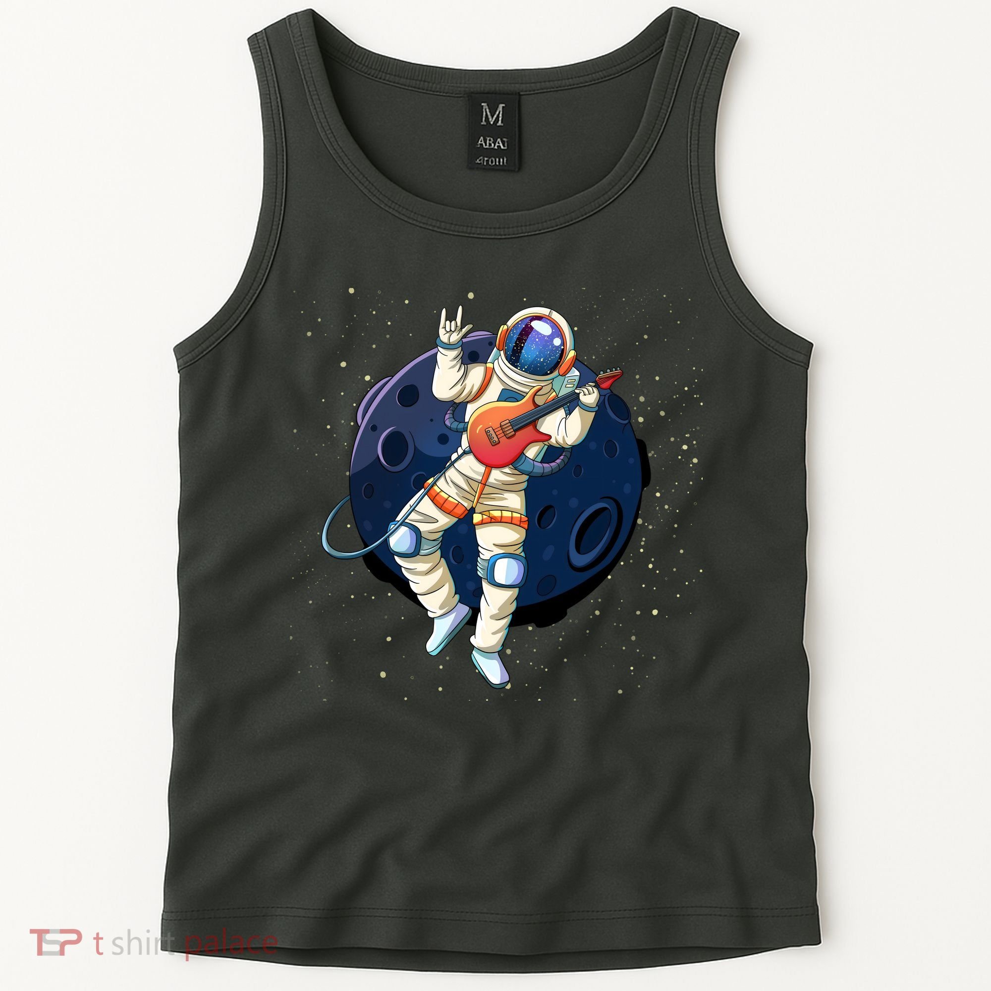 Rocking In Space Astronaut Rock Tank Top