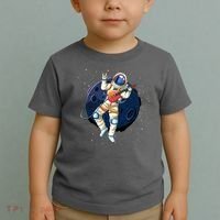 Rocking In Space Astronaut Rock Toddler T-Shirt thumb 2