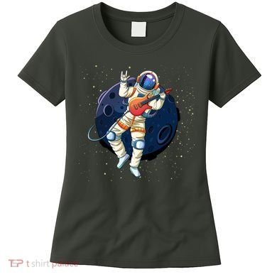 Rocking In Space Astronaut Rock Women's T-Shirt