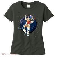 Rocking In Space Astronaut Rock Women's T-Shirt thumb 0