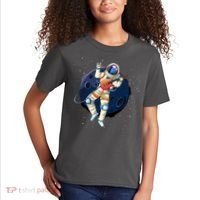 Rocking In Space Astronaut Rock Kids T-Shirt thumb 2
