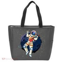 Rocking In Space Astronaut Rock Tote Bag thumb 0