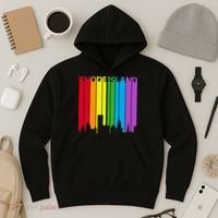 Rhode Island Skyline Lgbt Pride Hoodie thumb 3