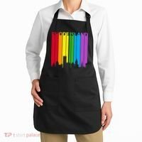 Rhode Island Skyline Lgbt Pride Apron thumb 2