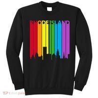 Rhode Island Skyline Lgbt Pride Sweatshirt thumb 0