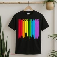 Rhode Island Skyline Lgbt Pride T-Shirt thumb 2