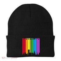 Rhode Island Skyline Lgbt Pride Beanie thumb 0