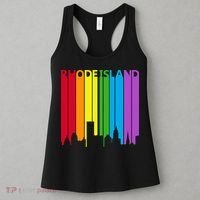 Rhode Island Skyline Lgbt Pride Women's Tank Top thumb 3