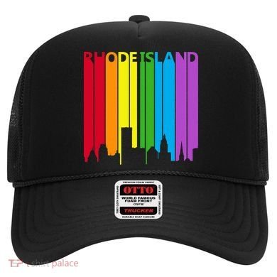 Rhode Island Skyline Lgbt Pride Hat