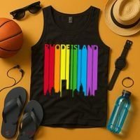 Rhode Island Skyline Lgbt Pride Tank Top thumb 4