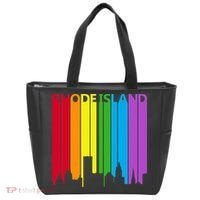 Rhode Island Skyline Lgbt Pride Tote Bag thumb 0