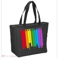 Rhode Island Skyline Lgbt Pride Tote Bag thumb 2