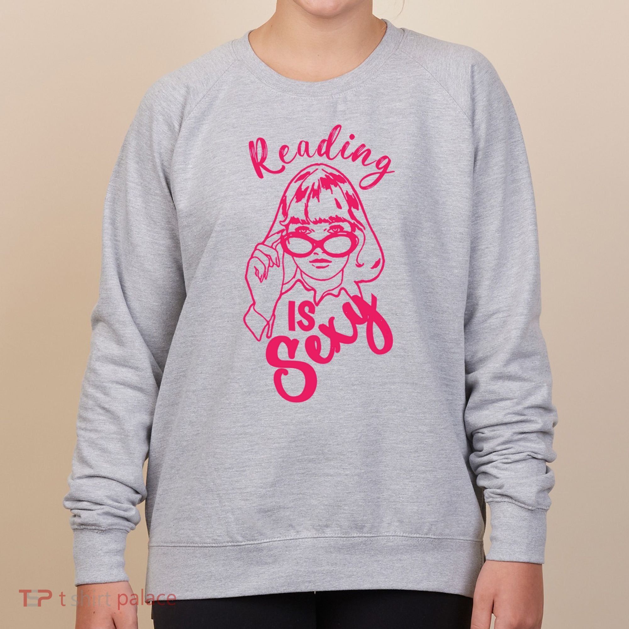 Reading Is Sexy, Funny Reading Is Sexy Tv Show Women's Sweatshirt