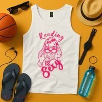 Reading Is Sexy, Funny Reading Is Sexy Tv Show Tank Top thumb 4