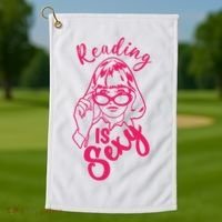 Reading Is Sexy, Funny Reading Is Sexy Tv Show Golf Towel thumb 1