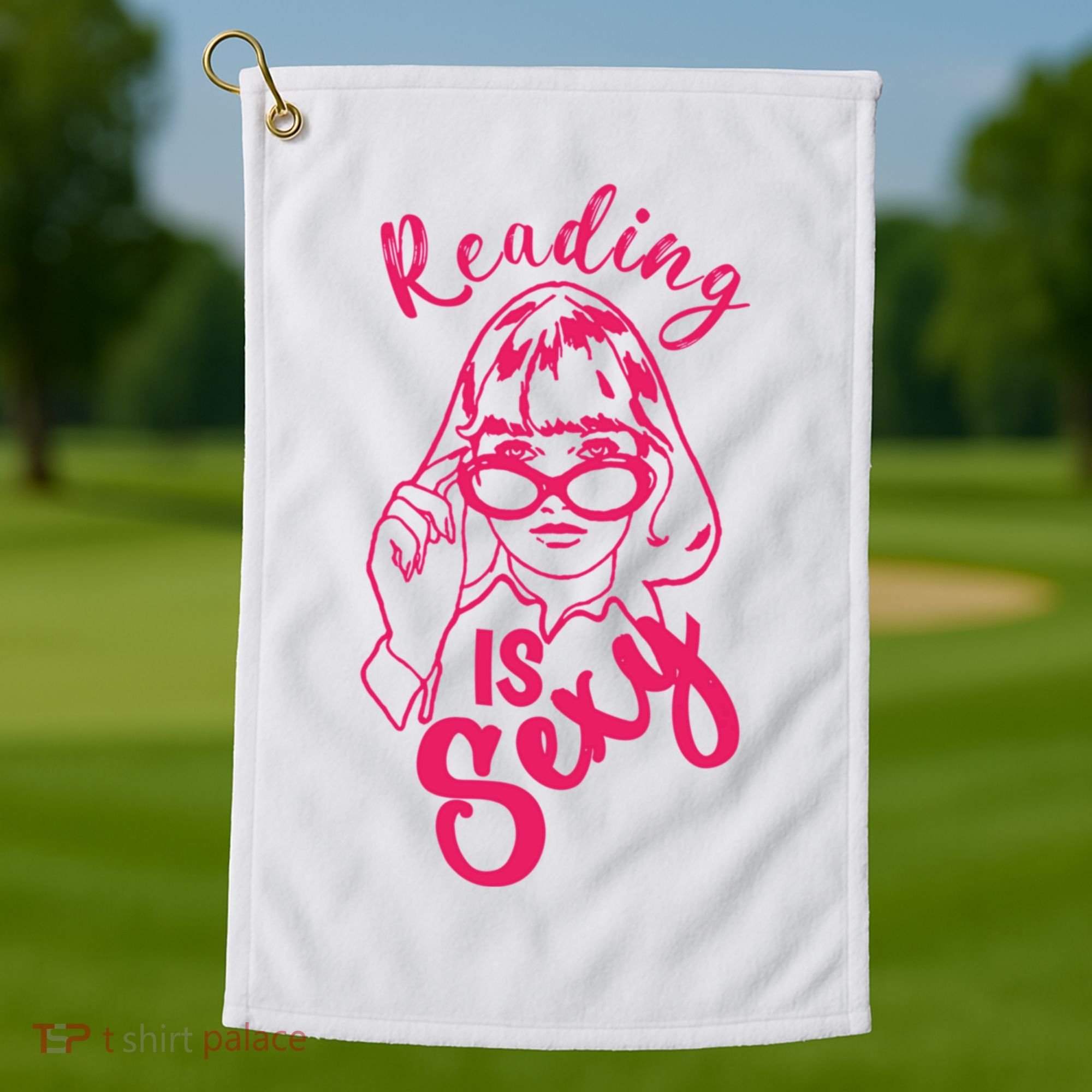 Reading Is Sexy, Funny Reading Is Sexy Tv Show Golf Towel