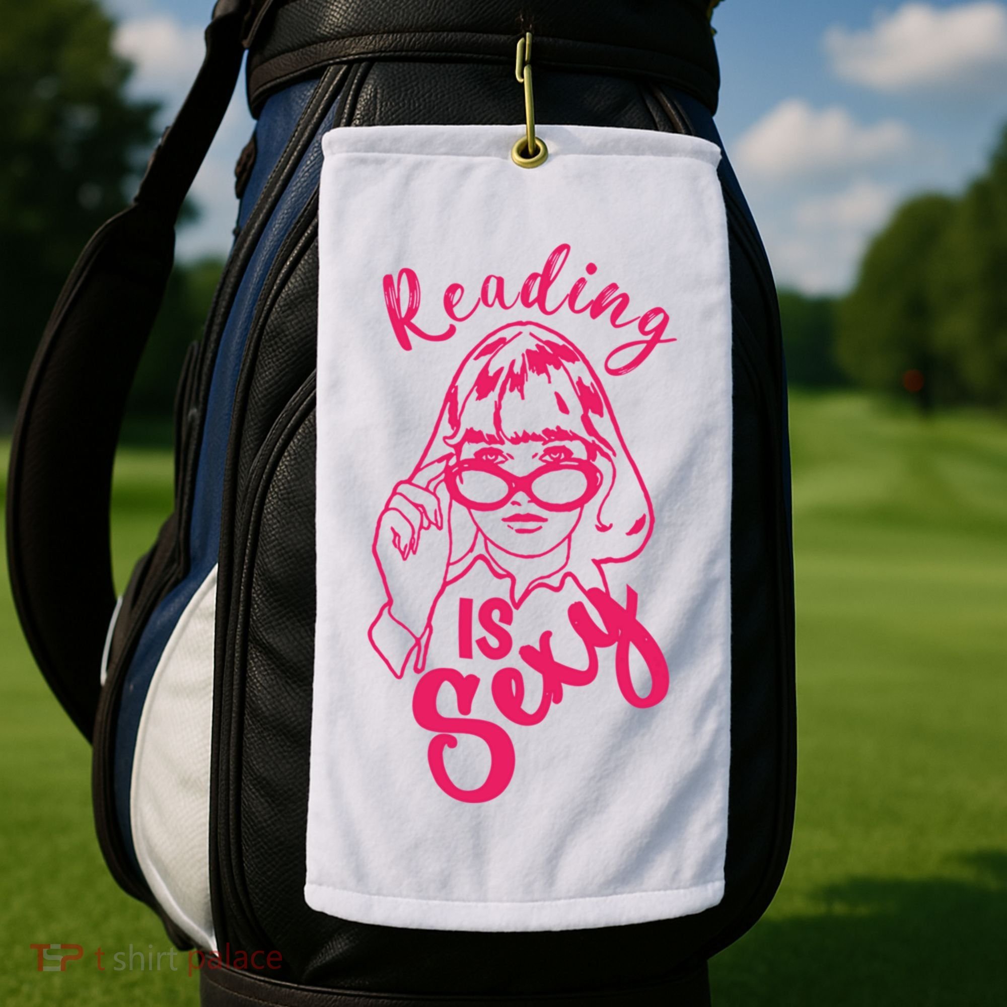 Reading Is Sexy, Funny Reading Is Sexy Tv Show Golf Towel