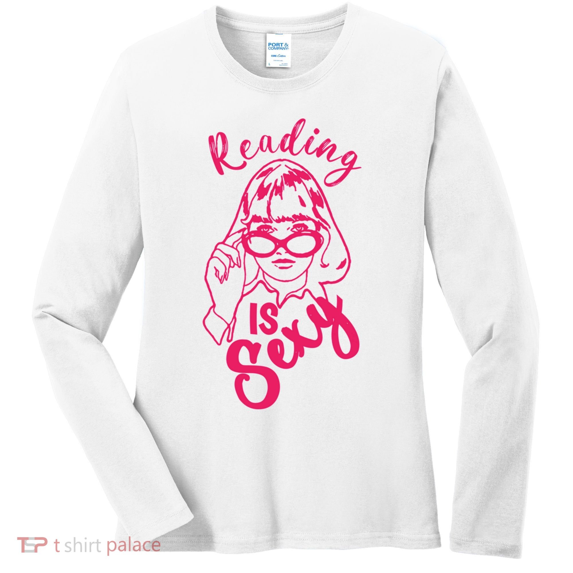 Reading Is Sexy, Funny Reading Is Sexy Tv Show Women's Long Sleeve Shirt