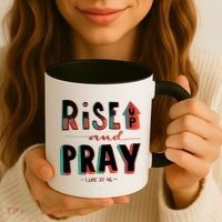Rise And Pray Luke 22:16 Coffee Mug thumb 3