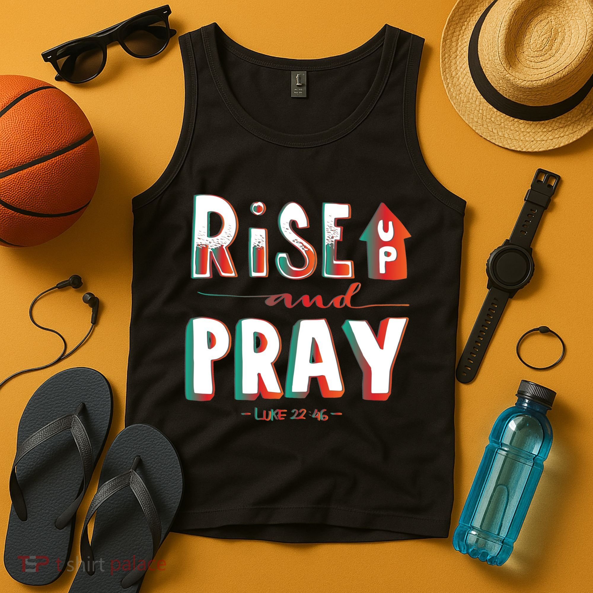 Rise And Pray Luke 22:16 Tank Top