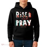 Rise And Pray Luke 22:16 Kids Hoodie thumb 4