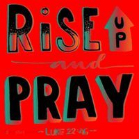 Rise And Pray Luke 22:16 Santa Hat thumb 1